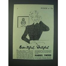 1942 Harris Tweed Ad - Beautiful Dutiful
