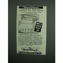 1950 Vent-A-Hood Ventilation Ad - Cleaning Control
