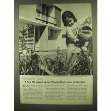 1965 Puerto Rico Development Ad - A New Life Opens Up