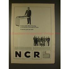 1965 NCR Computer Ad - Buy Part of One, Works As Well!!