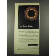 1967 Sandia Laboratories Ad - Solar Eclipse Studies