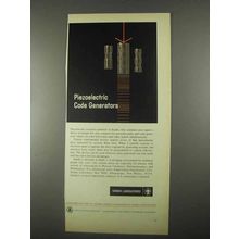 1967 Sandia Laboratories Ad - Piezoelectric Code