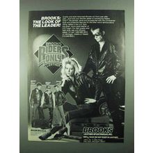 1985 Brooks Leather Ad - 711 Jacket, Chaps, 973 Jacket