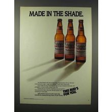 1988 Budweiser Beer Ad- Made in the Shade