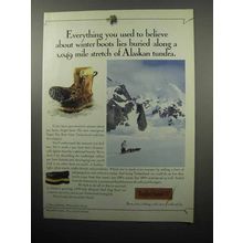 1989 Timberland Super Pac Boot Ad - Alaskan Tundra