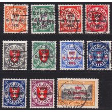 GERMANY REICH Danzig [1930] MiNr 0220-30 ( OO/used ) [01]