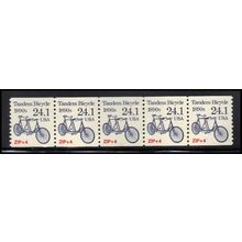 2266 24.1c Tandem Bicycle Very Fine MNH Dry Gum PNC 1/5 X1375