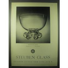 1948 Steuben Decorative Bowl Advertisement