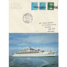 Oriana P&O Lines Ship 1970s 2x Posted On Board & Postcard