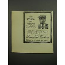 1952 Rogers Peet Cap Ad - The correct narrow cap