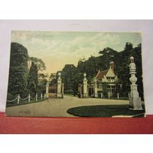 THE LODGE, OLD WARDEN, BEDFORD unused antique postcard c. 1907 /