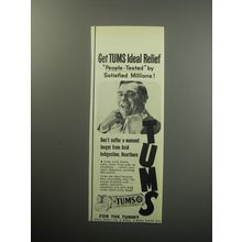 1957 Tums Medicine Ad - Get Tums Ideal relief