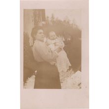 Yoker Glasgow Antique 1910 Portrait Scottish Postcard