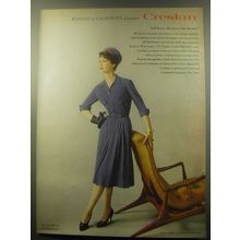 1959 Cyanamid Creslan Ad - Mancini of California discovers Creslan