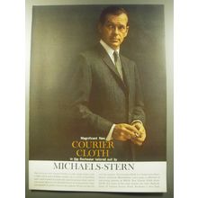 1959 Michaels-Stern Suit Advertisement - Magnificent new Courier Cloth