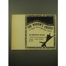 1959 Harper Book Advertisement - The Widow's Cruise by Nicholas Blake