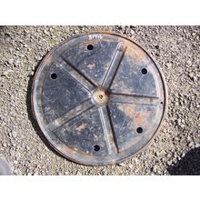 1964 65 66 CHRYSLER IMPERIAL METAL SPARE TIRE COVER CROWN COUPE LEBARON GHIA