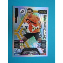 409. Michel Vorm - MOTM - Swansea City - Match Attax 2013/14 Football Card EF1