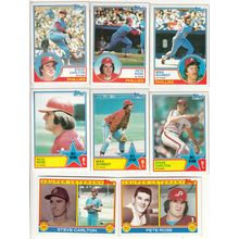 1983 Topps Philadelphia Phillies team set 40 cards