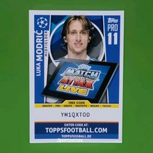 Match Attax Champions League 17/18 Pro 11 Code Luka Modrić (Real Madrid CF)