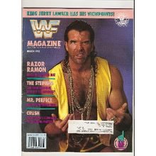 WORLD WRESTLING FEDERATION magazine MARCH 1993 RAZOR RAMON