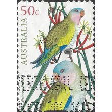 AUSTRALIA, BIRDS, Princess Parrot, green 2005, 36c, #3