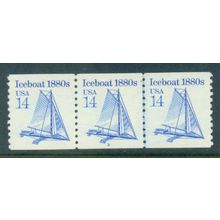 2134 14c Iceboat Very Fine MNH Dry Gum PNC 2/3 W0398