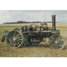 Princess Mary Ploughing Engine 15436 Somerset Restored Vehicle Photo Postcard