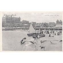 Gorleston Beach Yarmouth Springboard Diving Jumps Jarrolds Old Postcard