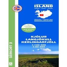 Island Serkort 03 Kjolur - Langjokull