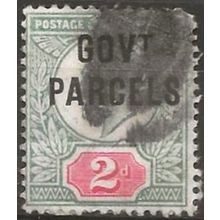 1902 O75 2d Green & Carmine Govt Parcels Official Good Used . .