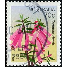 Australia 2014 Flowers 70c Used Stamp Common Heath ,
