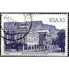 South Africa 1982. R1 Value. Blue. Houses of Parliament, Cape Tonw. Fine Used