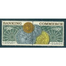 1577-1578 10c Banking Fine MNH Mail Early Blk/6 LS L07585