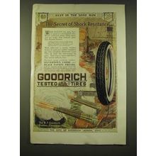 1918 Goodrich Silvertown Cord Tires Ad - Best in the long run