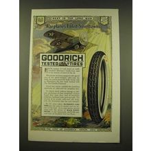 1918 Goodrich Silvertown Cord Tires Ad - War-planes enlist Silvertowns