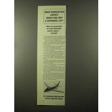 1966 North American Aviation Sabreliner Jet Ad - Expect