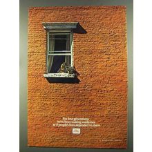 1972 Lilly Pharmaceuticals Ad - For Four Generations - Brick Wall