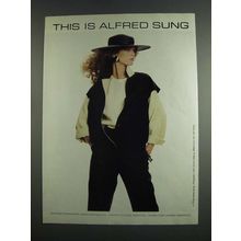 1984 Alfred Sung Fashion Ad