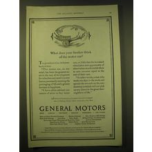 1924 General Motors Ad - What does your banker think of the motor car?