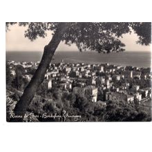 RIVIERA DEI FIORI, BORDIGHERA, ITALY .used vintage postcard 1957 postmark =