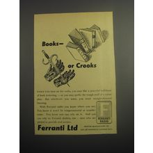 1948 Ferranti Radio Ad