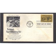 FDC Art Craft 1201 4c Apprenticeship (Cachet-Label/A) CV41968