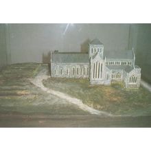 Whithorn Priory Medieval Model as in 1500 AD Exhibit Postcard