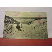 SAND DUNES, EGMOND AAN ZEE, HOLLAND .used antique postcard =