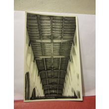 ROOF, BLYTHBURGH CHURCH, SUFFOLK. unused vintage postcard RP/