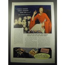 1933 Camel Cigarettes Ad - I started smoking Camels fourteen years ago