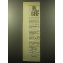 1959 Merrill Lynch Ad - Small Acorns