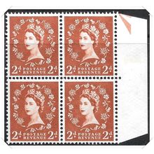 QEII Pre Decimal Wilding Definitive 2d Block of 4 Unmounted Mint hrd2a