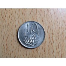 South Africa 1975 10 Cent Coin